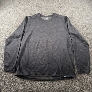 REI Sweater Mens XL Gray Crewneck Pullover Activewear Performance Outdoors‎ Gorp